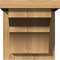 Ekena Millwork Monterey Smooth Corbel w/Backplate, Western Red Cedar, 7 1/2"W x 8"D x 8"H COR08X08X08MON01SWR - alternate 3